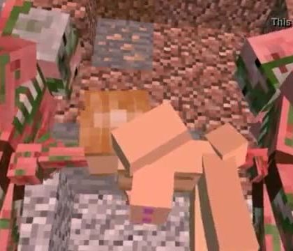 Minecraft porno zombie pig group